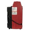 Xpower 1/2 HP, 550 CFM, 2.8 Amps, 5 Speed HEPA Mini Air Scrubber with Built-In Power Outlets & 3-Stage Filter System X-2480A-Red